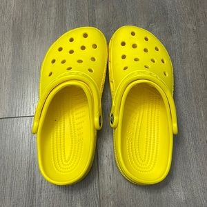 Yellow crocs